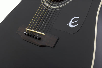 Epiphone DR100 Acoustic Guitar Ebony — view 2