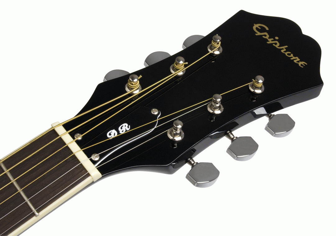 Epiphone DR100 Acoustic Guitar Ebony — view 3