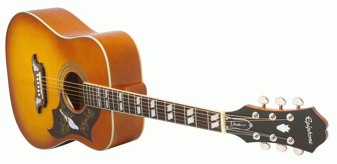 Epiphone Dove Pro Acoustic Vintage Sunburst — view 6