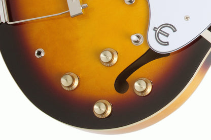 Epiphone Casino Hollowbody Electric Guitar Vintage Sunburst — view 2