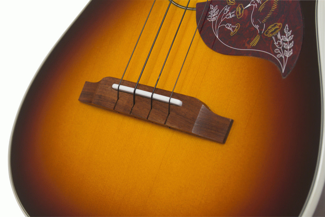 Epiphone Hummingbird A/E Tenor Uke Ts — view 2