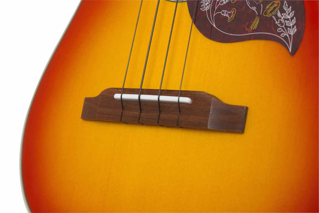 Epiphone Hummingbird A/E Tenor Uke Fc — view 2