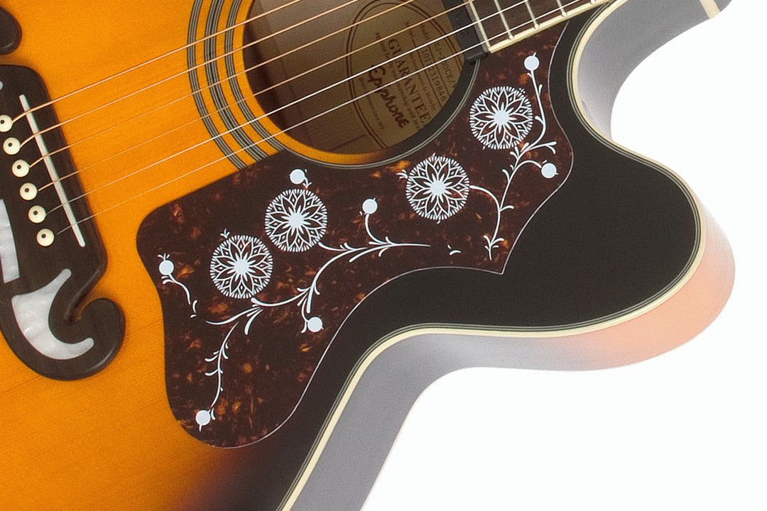 EPIPHONE EJ200SCE Studio Jumbo Acoustic Guitar Vintage Sunburst — view 3