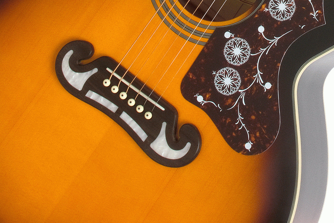 EPIPHONE EJ200SCE Studio Jumbo Acoustic Guitar Vintage Sunburst — view 2