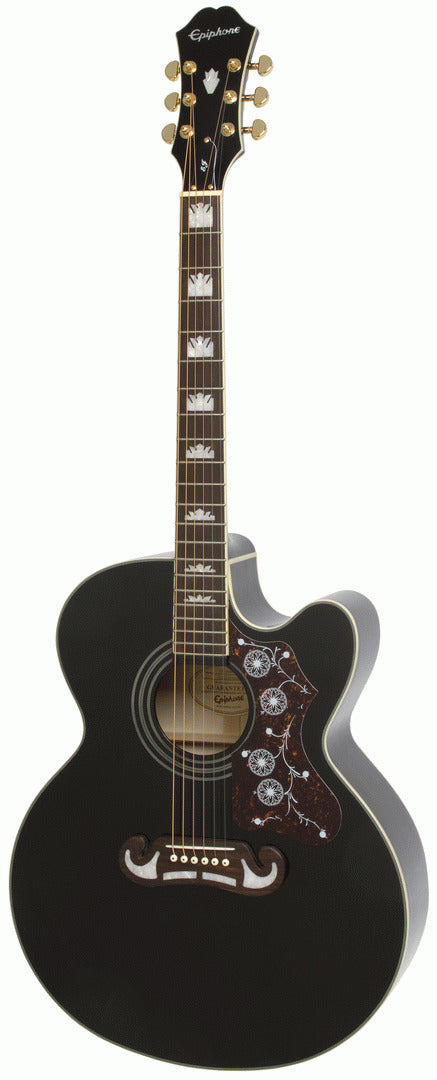 EPIPHONE EJ200SCE BK Jumbo Acoustic Guitar