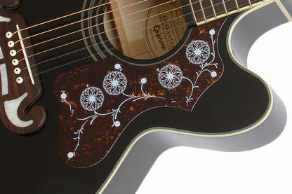 EPIPHONE EJ200SCE BK Jumbo Acoustic Guitar — view 3