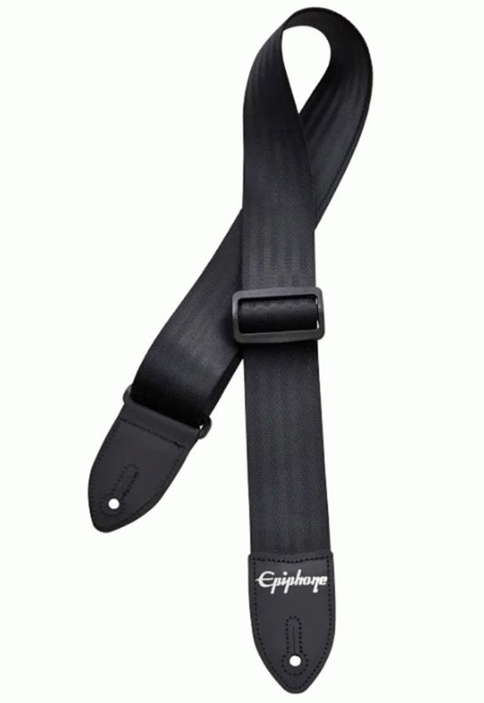 Epiphone Seatbelt Guitar Strap Black - AEST-SBLK