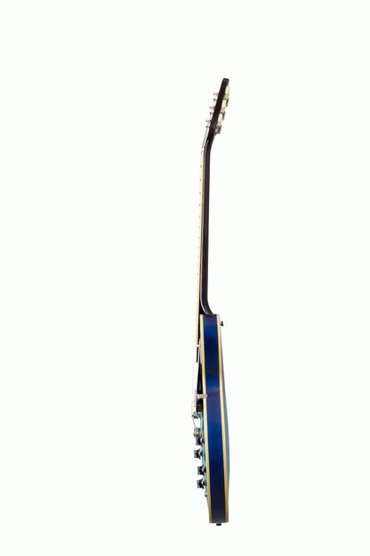 Epiphone ES-335 Figured Electric Guitar Semi-Hollow Blueberry Burst - EIES335FBBBNH1 — view 3