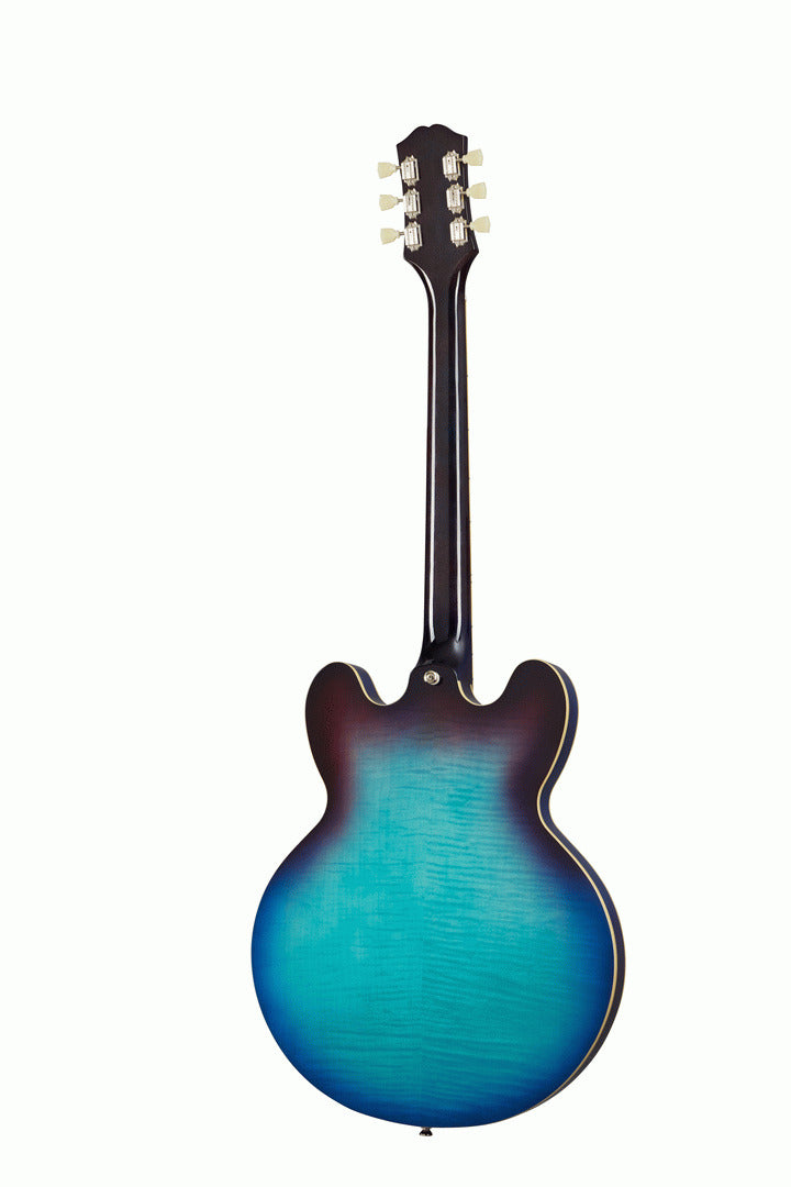 Epiphone ES-335 Figured Electric Guitar Semi-Hollow Blueberry Burst - EIES335FBBBNH1 — view 2
