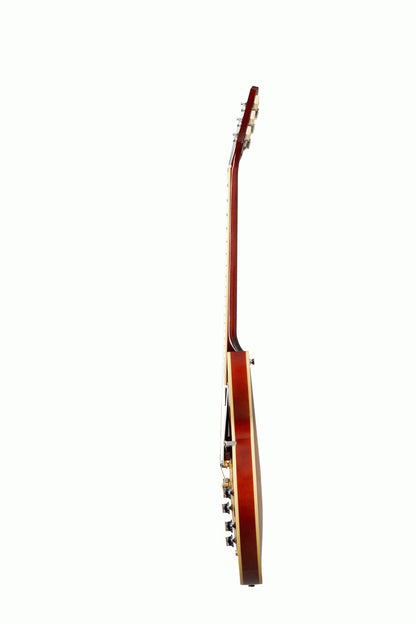 Epiphone ES-335 Figured Electric Guitar Semi-Hollow Raspberry Tea Burst - EIES335FRTBNH1 — view 3