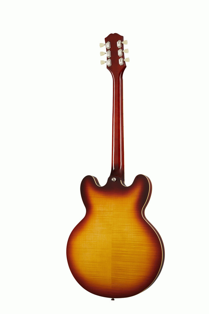 Epiphone ES-335 Figured Electric Guitar Semi-Hollow Raspberry Tea Burst - EIES335FRTBNH1 — view 2