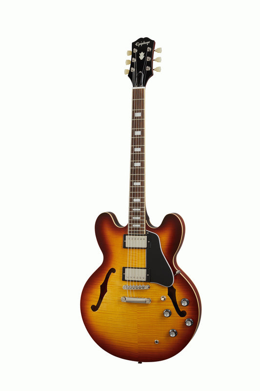 Epiphone ES-335 Figured Electric Guitar Semi-Hollow Raspberry Tea Burst - EIES335FRTBNH1