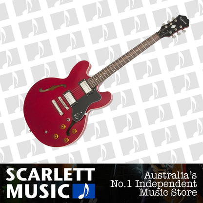 Epiphone ES-335 Semi Hollowbody Electric Guitar Cherry — view 2