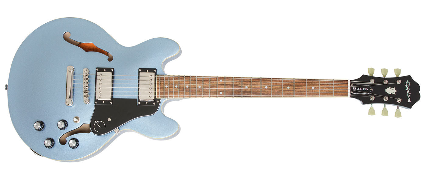 Epiphone ES-339 Semi Hollow Electric Guitar Pelham Blue