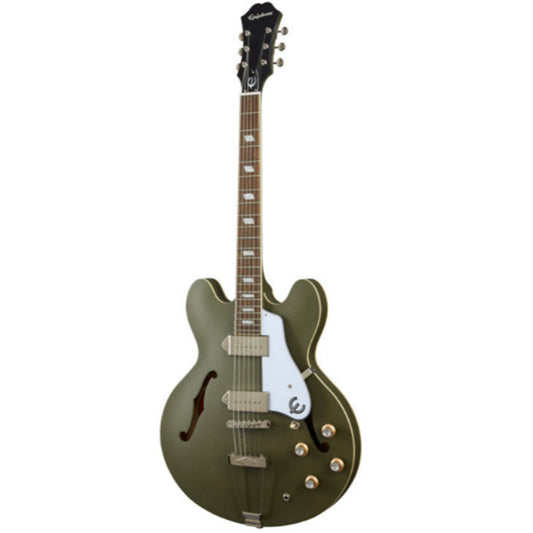 Epiphone Casino Worn Electric Guitar Semi-Hollow Worn Olive Drab