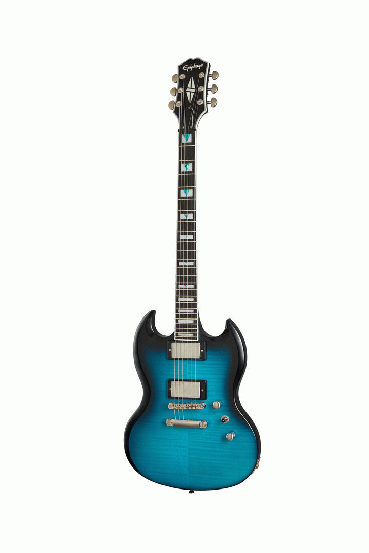 Epiphone SG Prophecy Electric Blue Tiger