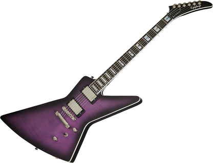 Epiphone Prophecy Extura Electric Guitar Purple Tiger Aged Gloss