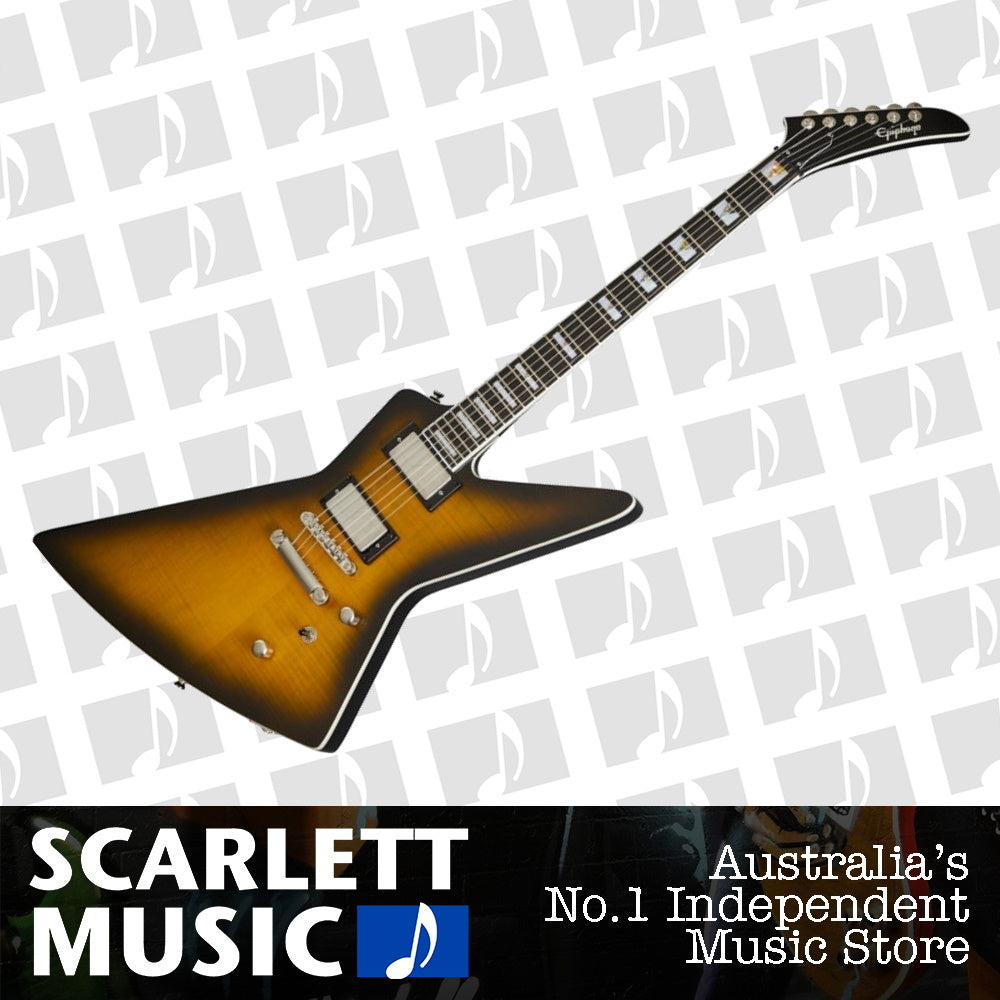 Epiphone Prophecy Extura Electric Guitar Yellow Tiger Aged Gloss — view 2