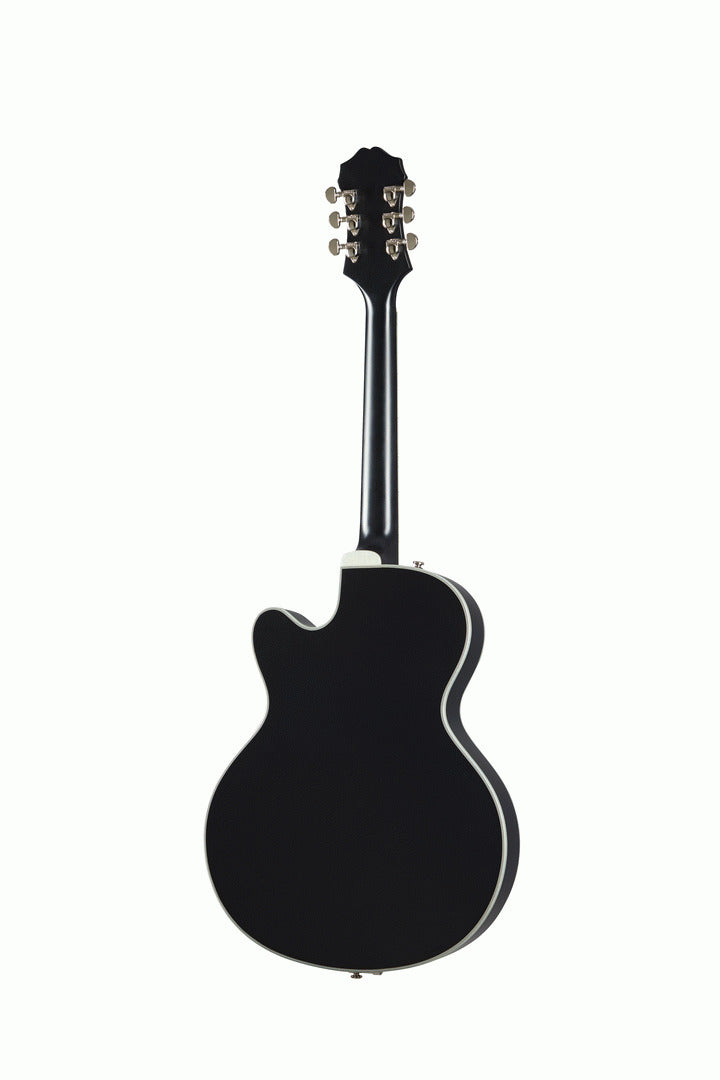 Epiphone Emperor Swingster Electric Guitar Black Aged Gloss - ETS2BAGNB1 — view 2