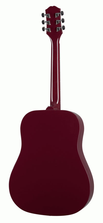 Epiphone Starling Square Shoulder Acoustic Guitar Hot Pink Pearl - EASTARHPPCH1 — view 2