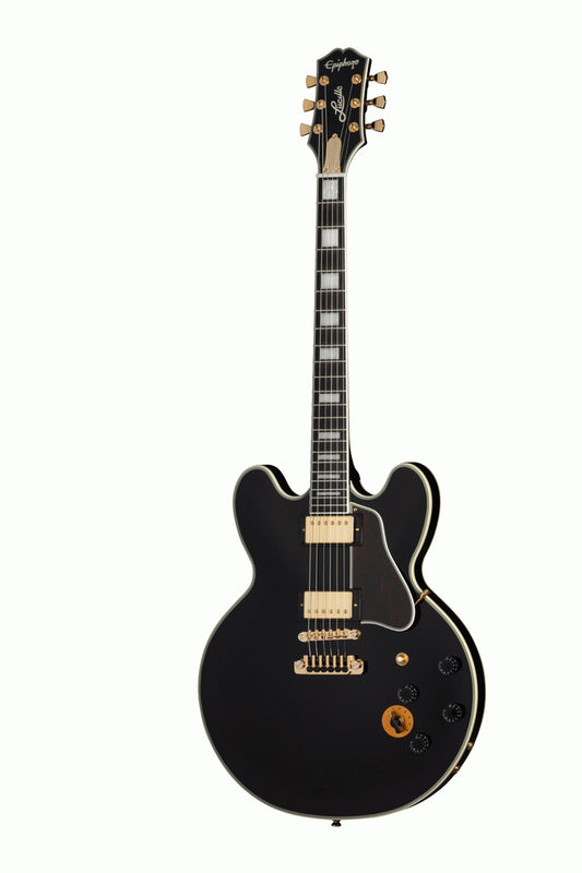 Epiphone B.B. King Lucille ES-335 Electric Guitar Ebony w/ Epilite Case