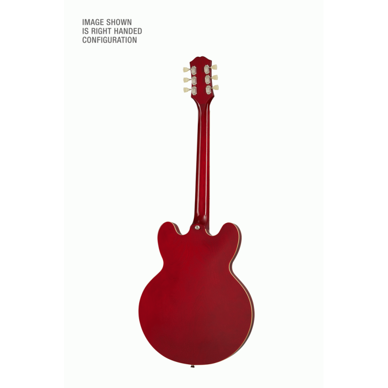 Epiphone ES335 Left-Handed Electric Guitar - Cherry — view 2