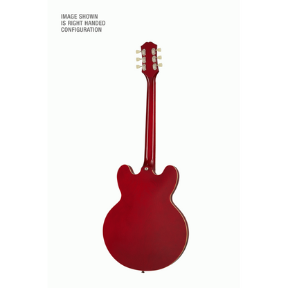 Epiphone ES335 Left-Handed Electric Guitar - Cherry — view 2