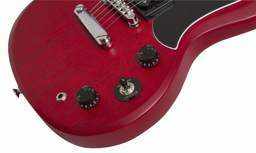 Epiphone SG Special Satin E1 Electric Guitar Worn Cherry — view 2