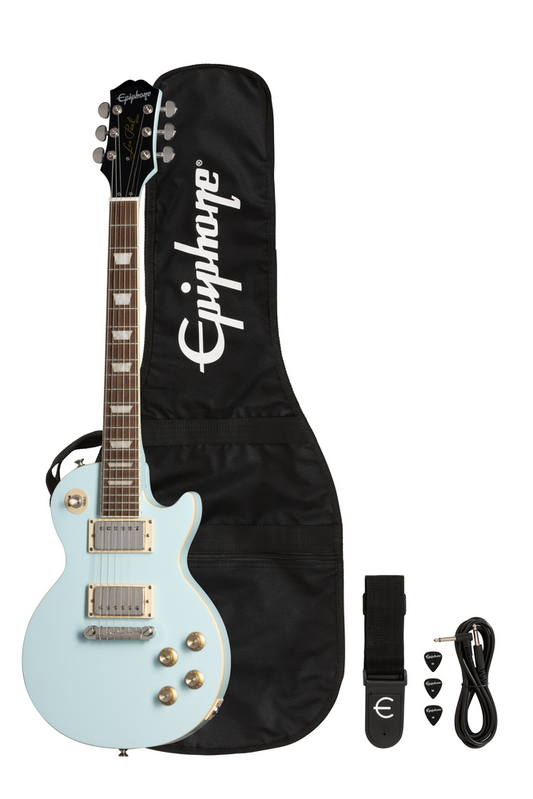 Epiphone Power Players Les Paul LP Electric Guitar 3/4 Size Ice Blue
