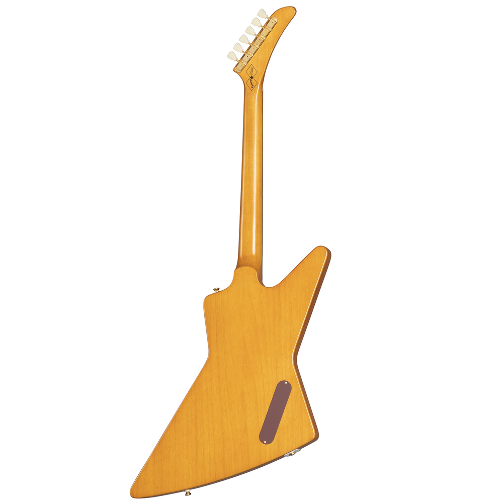 Epiphone 1958 Korina Explorer Electric Guitar Left Handed Aged Natural & White Pickguard w/ Hard Case — view 4