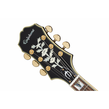 Epiphone Broadway Vintage Sunburst Left-Handed Hollowbody Jazz Guitar — view 6