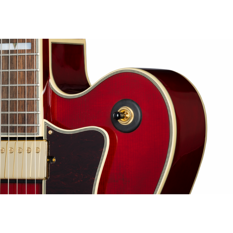 Epiphone Broadway Hollowbody Jazz Guitar - Wine Red — view 4