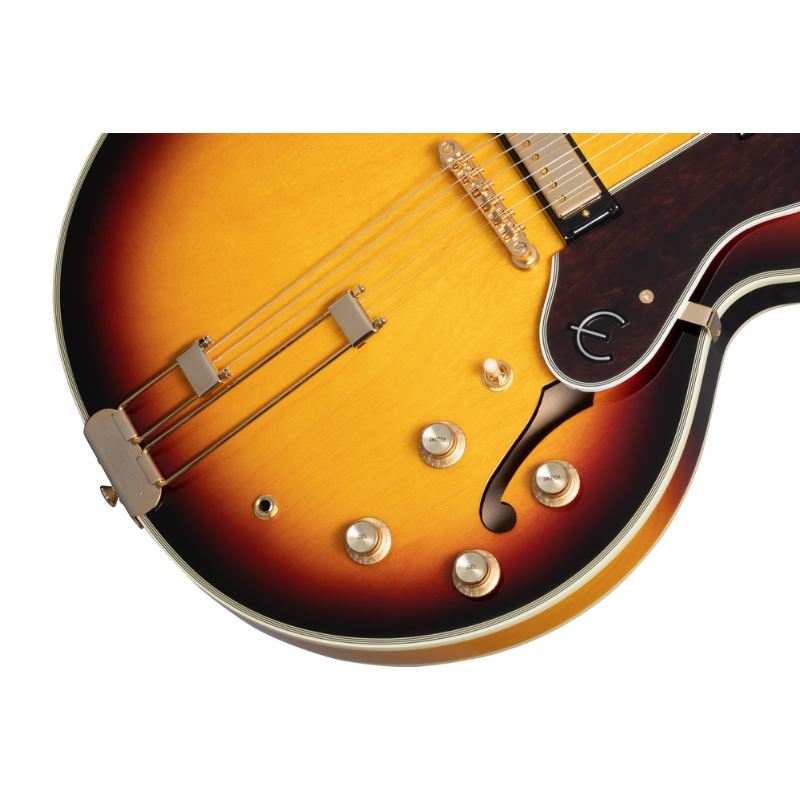 Epiphone Sheraton Frequensator Electric Guitar Vintage Sunburst — view 3