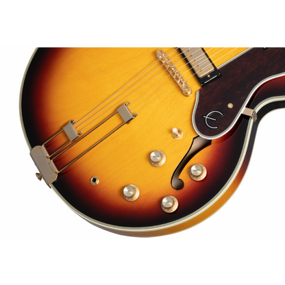 Epiphone Sheraton Frequensator Electric Guitar Vintage Sunburst — view 3