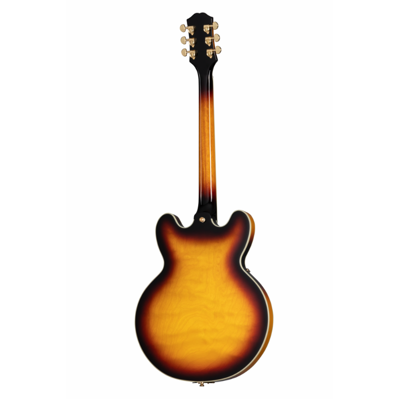 Epiphone Sheraton Frequensator Vintage Sunburst Left-Handed Guitar — view 4