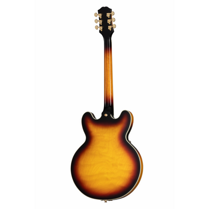 Epiphone Sheraton Frequensator Vintage Sunburst Left-Handed Guitar — view 4