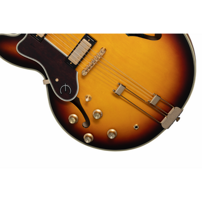 Epiphone Sheraton Frequensator Vintage Sunburst Left-Handed Guitar — view 3