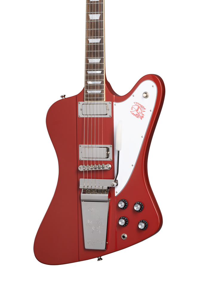 Epiphone 1963 Firebird V Maestro In Case Ember Red — view 2