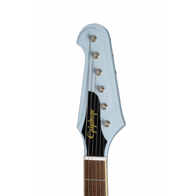 Epiphone 1963 Firebird V Maestro Guitar with Case Frost Blue — view 5