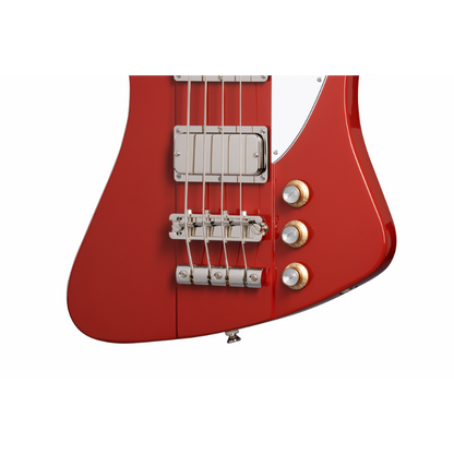 Epiphone Thunderbird '64 Electric Bass in Gig Bag Ember Red — view 3