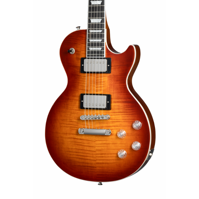 Epiphone Les Paul Modern Figured Electric Guitar with Gig Bag - Mojave Burst — view 2
