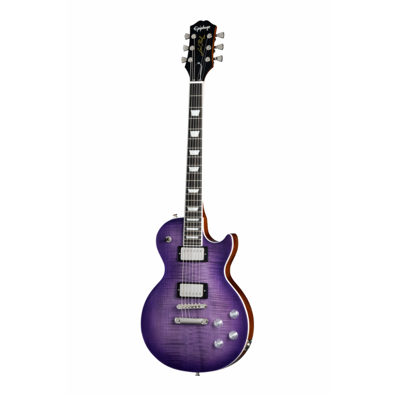 Epiphone Les Paul Modern Figured Electric Guitar in Gig Bag - Purple Burst