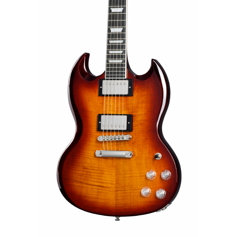 Epiphone SG Modern Figured Electric Guitar with Gig Bag - Mojave Burst — view 2