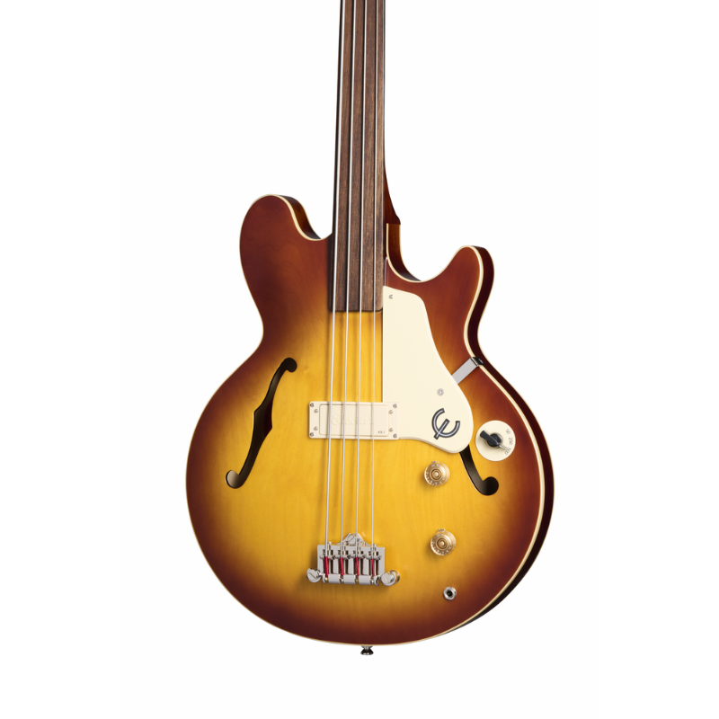 Epiphone Jack Casady Fretless Bass Aged Royal Tan — view 3
