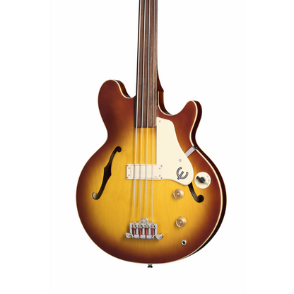Epiphone Jack Casady Fretless Bass Aged Royal Tan — view 3