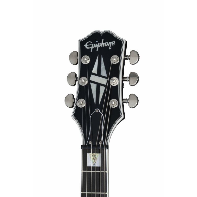 Epiphone Les Paul Prophecy Aged Jet Black Metal Left-Handed Electric Guitar — view 4