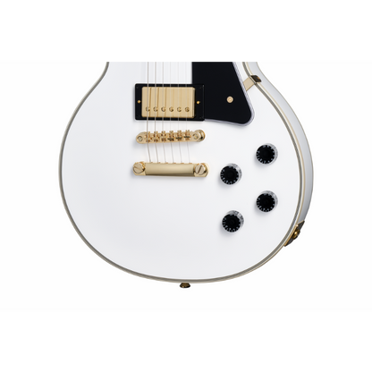 Epiphone Les Paul Custom with Hard Case, Alpine White — view 3