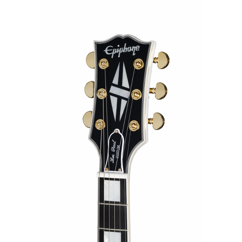 Epiphone Les Paul Custom with Hard Case, Alpine White — view 6