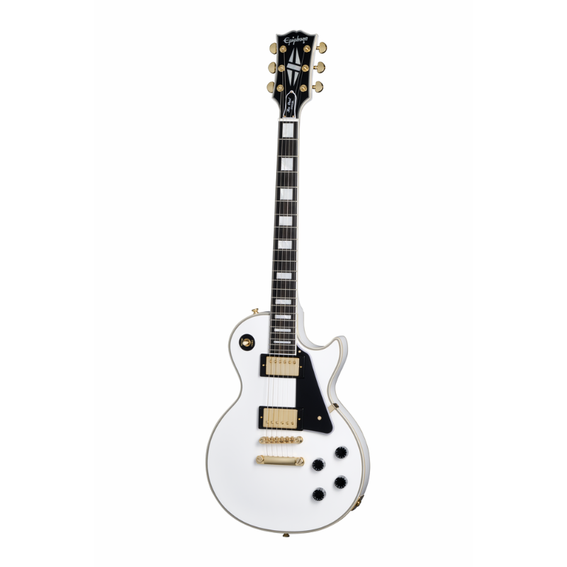 Epiphone Les Paul Custom with Hard Case, Alpine White