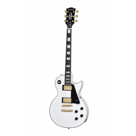 Epiphone Les Paul Custom with Hard Case, Alpine White